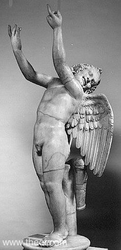 Eros-Cupid | Greco-Roman marble statue C2nd A.D. | Musée du Louvre, Paris