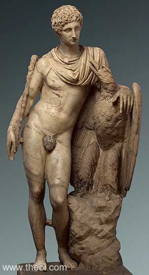 Ganymedes and the Eagle | Greco-Roman marble statue C2nd A.D. | State Hermitage Museum, Saint Petersburg
