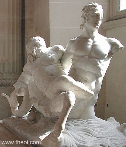 Marine Centaur & Silenus | Greco-Roman statue