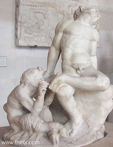 Pan and Satyr | Greco-Roman marble statue | Musée du Louvre, Paris