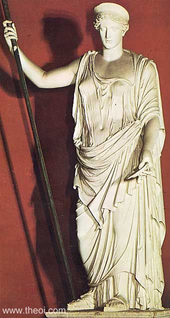Hera Juno Barberini | Greco-Roman marble statue | Pio-Clementino Museum, Vatican Museums