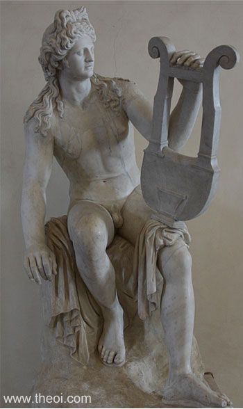 Apollo | Greco-Roman marble statue | Palazzo Altemps National Roman Museum, Rome