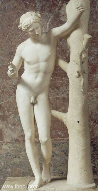 Apollo Suaroctone | Greco-Roman marble statue C1st A.D. | Musée du Louvre, Paris