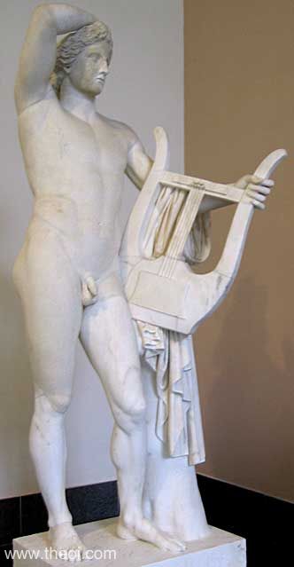 Apollo | Greco-Roman marble statue | Pergamonmuseum, Berlin