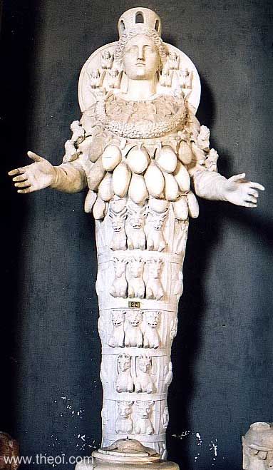 Ephesian Artemis | Greco-Roman marble statue | Pio-Clementino Museum, Vatican Museums