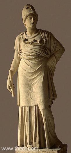 Pallas Athena | Greco-Roman marble statue C2nd A.D. | State Hermitage Museum, Saint Petersburg