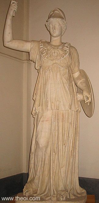 Pallas Athena | Greco-Roman marble statue | Naples National Archaeological Museum