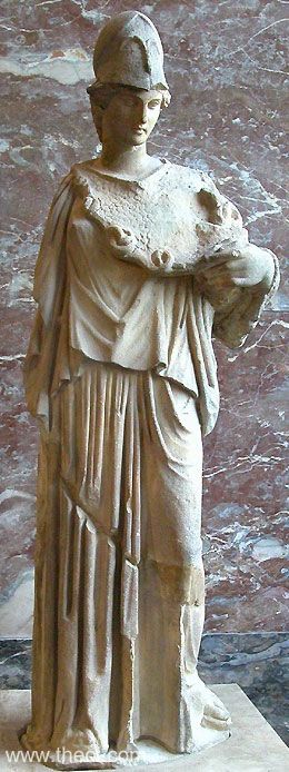 Athena Cherchel-Ostia | Greco-Roman marble statue from Selino | Musée du Louvre, Paris