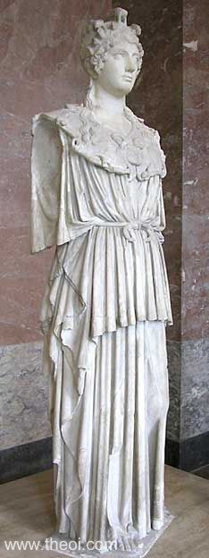 Athena of Type Parthenos | Greco-Roman marble statue C1st A.D. | Musée du Louvre, Paris
