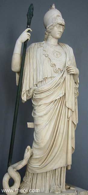 Athena Giustiniani | Greco-Roman marble statue | Pio-Clementino Museum, Vatican Museums
