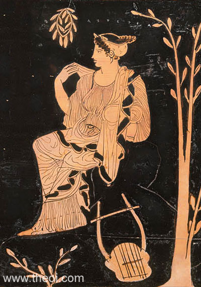 Asteria | Athenian red-figure amphora C5th B.C. | Museum of Fine Arts, Boston