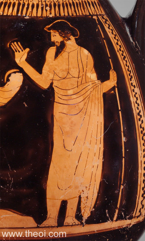 Cronus | Attic red figure vase painting