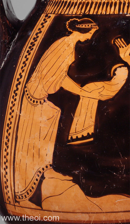 Rhea | Attic red figure vase painting