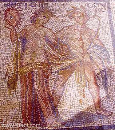 Antiope & Satyr | Greco-Roman mosaic