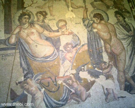 Aphrodite & Ares | Greco-Roman mosaic