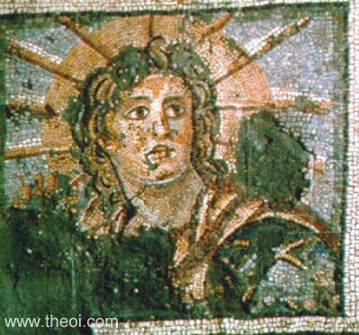 Helius | Greco-Roman mosaic | Archaeological Museum of Sparta