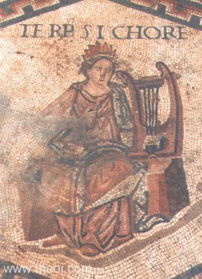 Muse Terpsichore | Greco-Roman mosaic