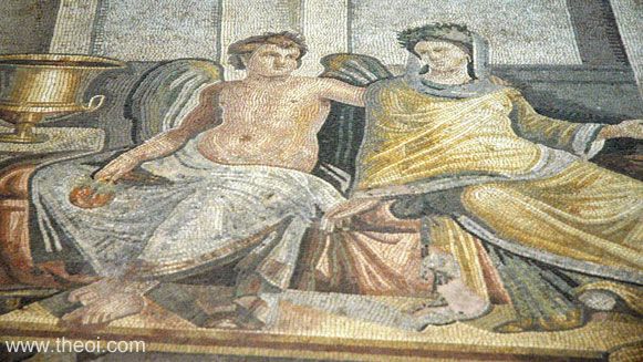 Eros & Psyche | Greco-Roman mosaic