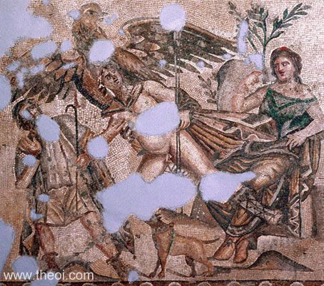 Ganymedes & Eagle | Greco-Roman mosaic