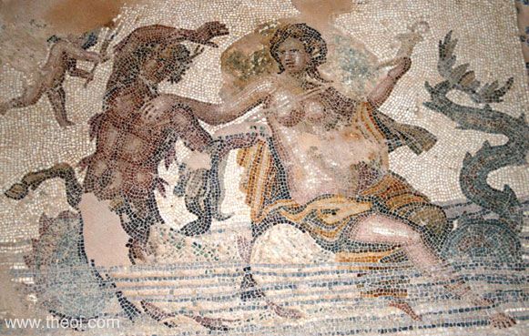 Nereid & Ichthyocentaur | Greco-Roman mosaic