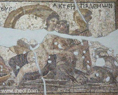 Nereid Actee & Palaemon | Greco-Roman mosaic