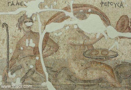 Gaaeos & Nereid Pherousa | Greco-Roman mosaic