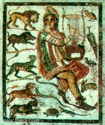 Orpheus & Beasts | Greco-Roman mosaic