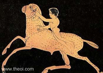 Phrixus & the Golden Ram | Athenian red-figure pelike C5th B.C. | National Museum, Athens