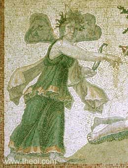 Psyche | Greco-Roman mosaic From Samandağı C3rd A.D. | Hatay Archeology Museum, Antakya