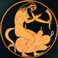 Thumbnail Satyr with Wineskin